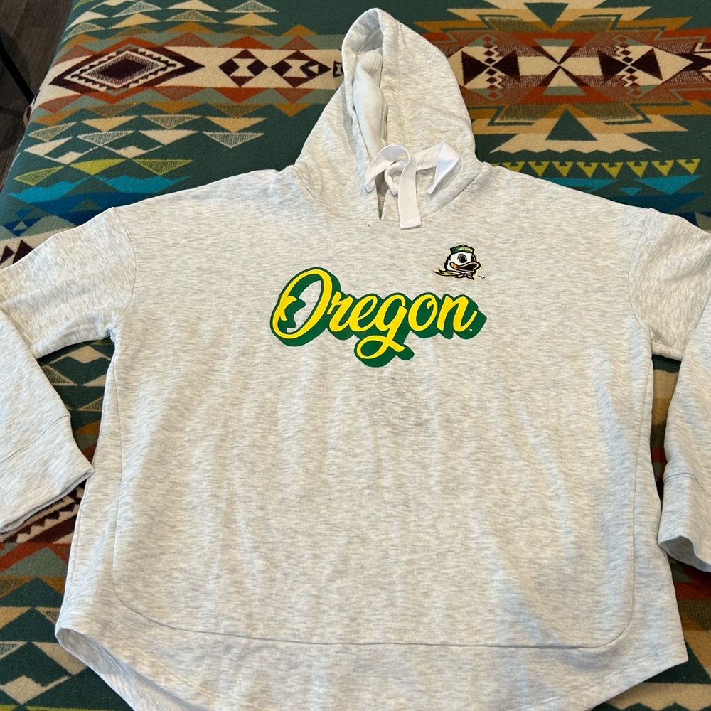 Oregon Gray Hoodie Sweater